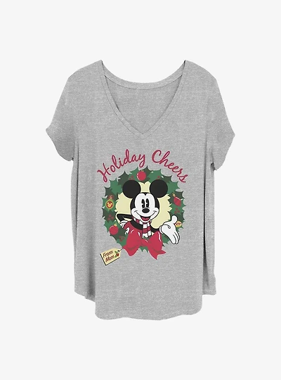 Disney Mickey Mouse Holiday Cheer Mom Girls T-Shirt Plus Size