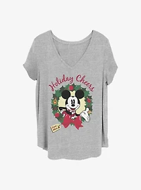 Disney Mickey Mouse Holiday Cheer Mom Girls T-Shirt Plus Size