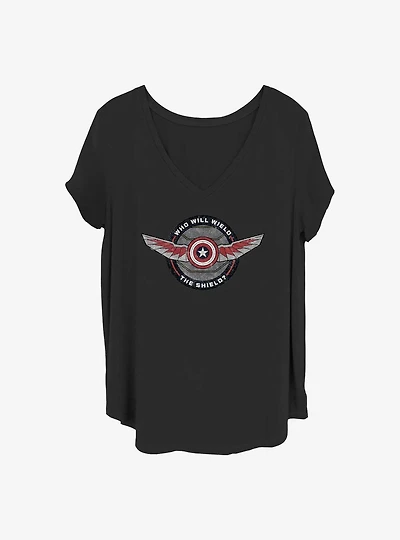 Marvel The Falcon and the Winter Soldier Wield Shield Girls T-Shirt Plus Size