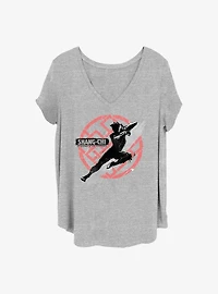Marvel Shang-Chi and the Legend of Ten Rings Lucky Strike Girls T-Shirt Plus