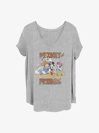 Disney Mickey Mouse Mickey And Friends Girls T-Shirt Plus Size