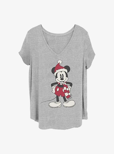 Disney Mickey Mouse Mickey Hat Girls T-Shirt Plus Size