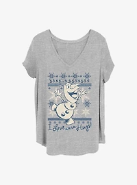 Disney Frozen Hooray Snow Girls T-Shirt Plus Size