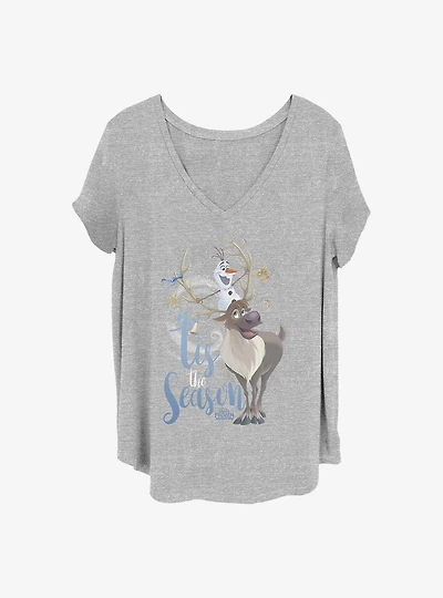 Disney Frozen Olaf Season Girls T-Shirt Plus Size