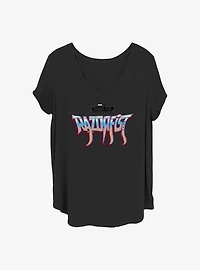 Marvel Shang-Chi and the Legend of Ten Rings Razorfist Logo Girls T-Shirt Plus