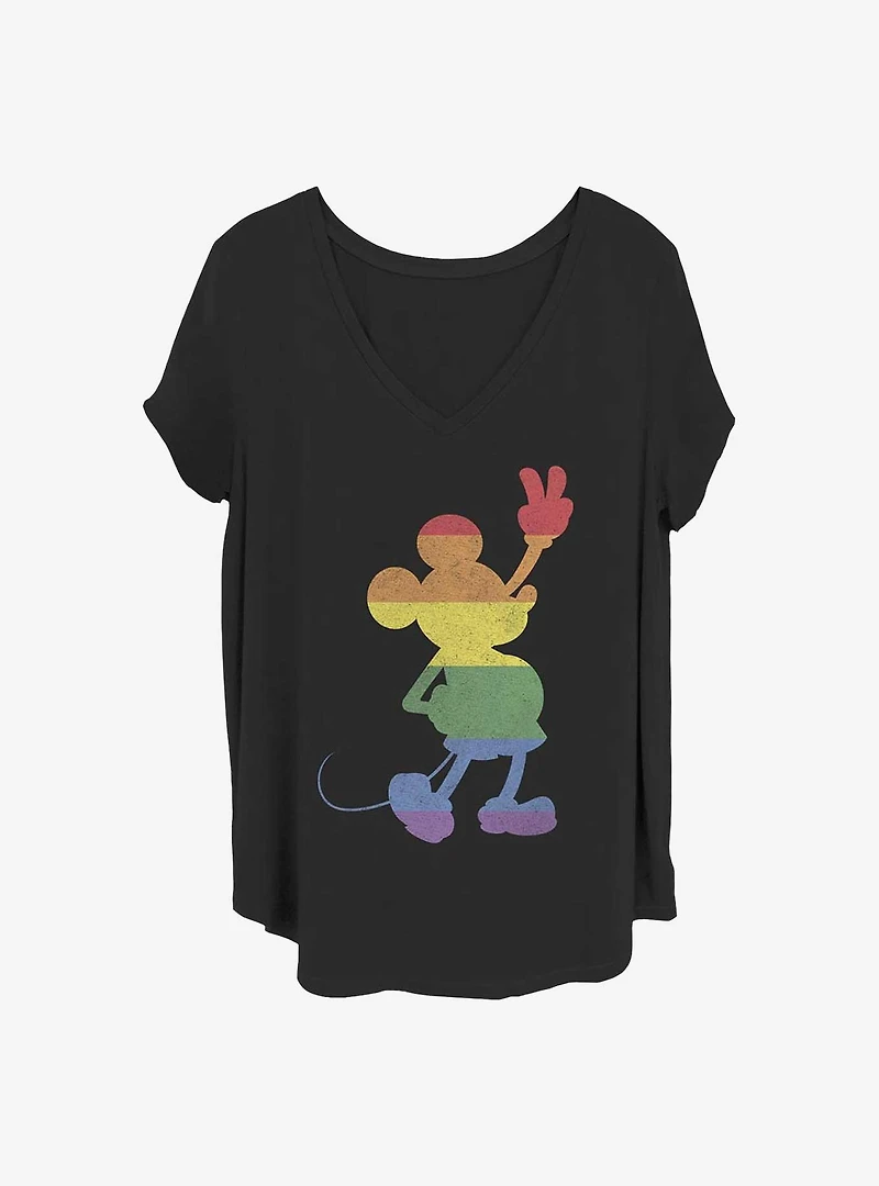 Disney Mickey Mouse Pride Girls T-Shirt Plus