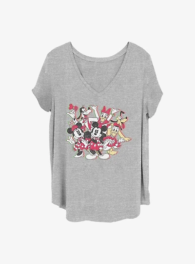 Disney Mickey Mouse Sensational Holiday Girls T-Shirt Plus Size