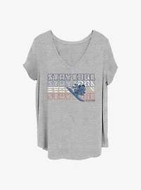 Disney Mickey Mouse Ski Girls T-Shirt Plus