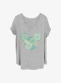 Disney Mickey Mouse Succulents Girls T-Shirt Plus