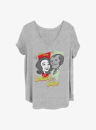 Marvel WandaVision Paired Couple Girls T-Shirt Plus