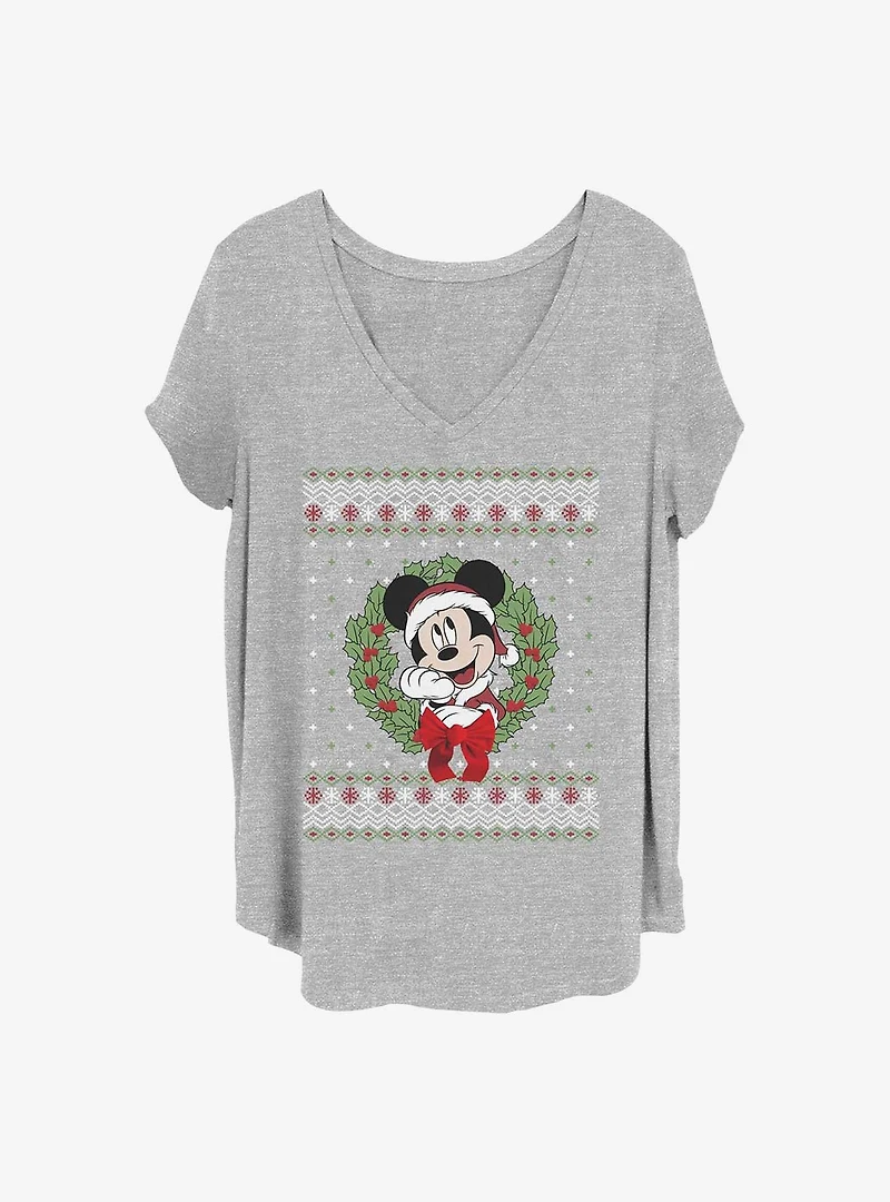 Disney Mickey Mouse Mickey Sweater Girls T-Shirt Plus Size