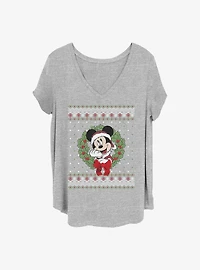 Disney Mickey Mouse Mickey Sweater Girls T-Shirt Plus Size