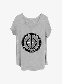 Marvel WandaVision Sword Logo Girls T-Shirt Plus Size