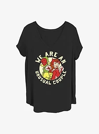 Marvel WandaVision Unusual Couple Girls T-Shirt Plus Size