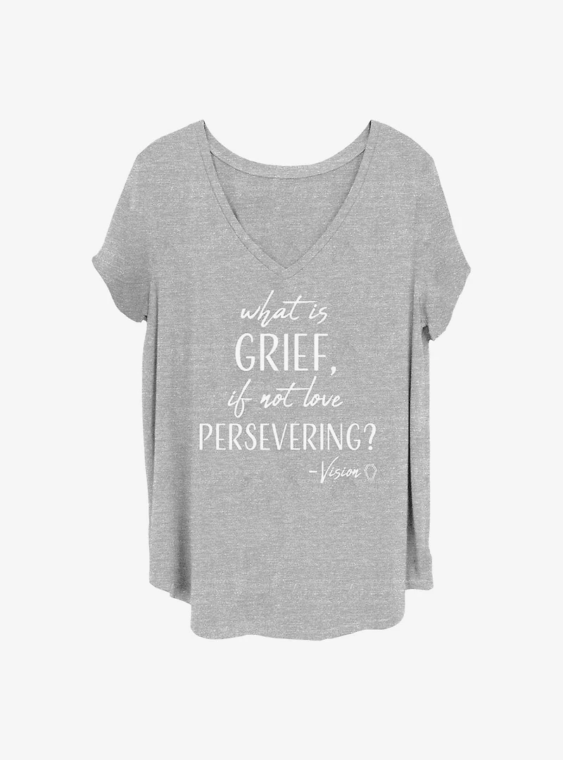 Marvel WandaVision What Is Grief Girls T-Shirt Plus Size