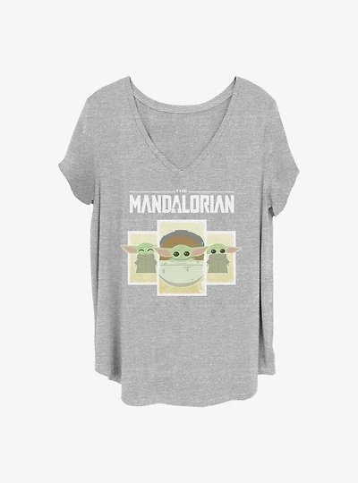 Star Wars The Mandalorian Child Boxes Girls T-Shirt Plus Size