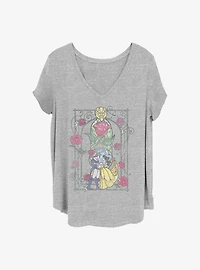 Disney Beauty and the Beast Dance Girls T-Shirt Plus