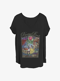Disney Beauty and the Beast Story Girls T-Shirt Plus