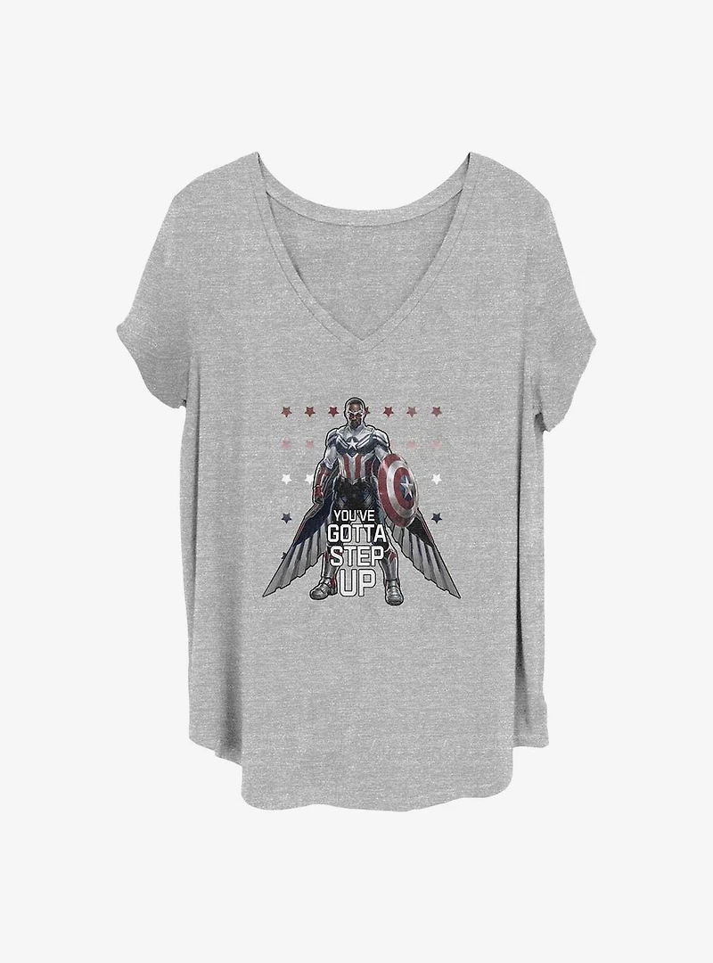 Marvel The Falcon and the Winter Soldier Step Up Girls T-Shirt Plus Size