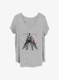 Marvel The Falcon and the Winter Soldier Step Up Girls T-Shirt Plus Size