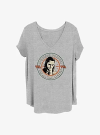 Marvel Loki Badge Girls T-Shirt Plus