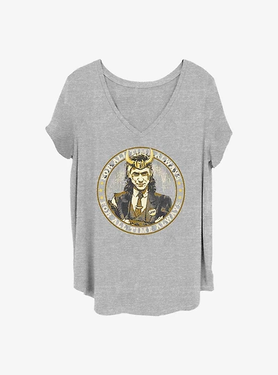Marvel Loki Campaign Trail Girls T-Shirt Plus Size