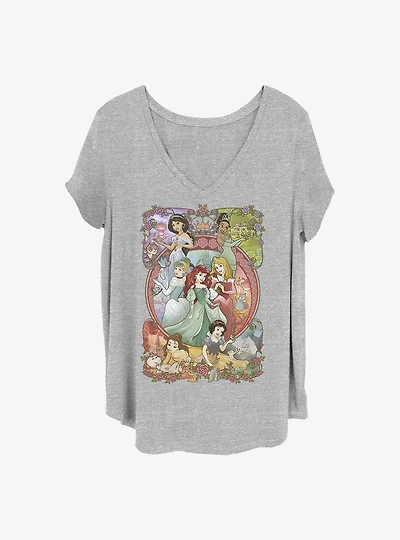 Disney Princesses Princess Power Girls T-Shirt Plus Size