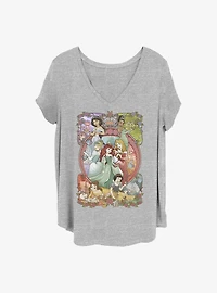 Disney Princesses Princess Power Girls T-Shirt Plus Size