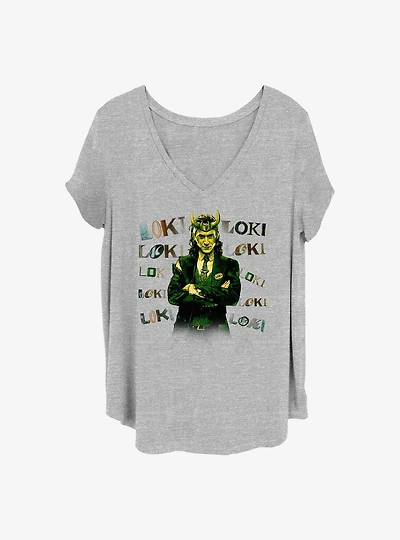 Marvel Loki Chaotic Girls T-Shirt Plus Size