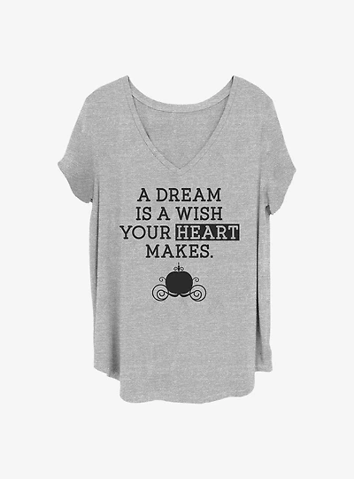 Disney Cinderella Dream Wish Girls T-Shirt Plus Size