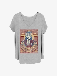 Marvel Loki Glorious Purpose Girls Plus Size T-Shirt