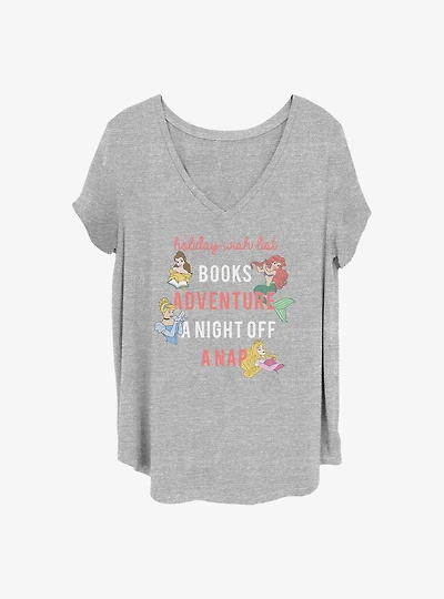 Disney Princesses Wish List Girls T-Shirt Plus Size