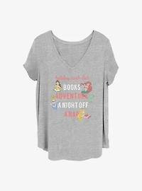 Disney Princesses Wish List Girls T-Shirt Plus Size