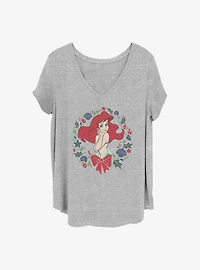 Disney The Little Mermaid Festive Ariel Girls T-Shirt Plus Size