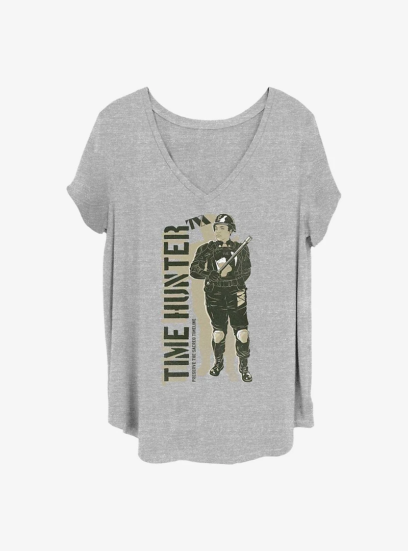 Marvel Loki Hunter Stencil Hero Girls T-Shirt Plus Size