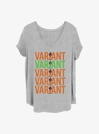 Marvel Loki I Am Variant Girls T-Shirt Plus Size