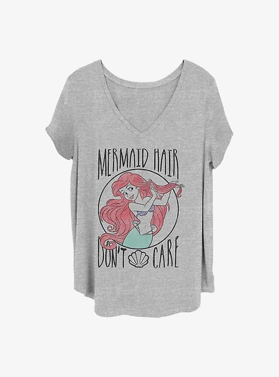 Disney The Little Mermaid Mermaid Hair Girls T-Shirt Plus Size