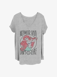 Disney The Little Mermaid Mermaid Hair Girls T-Shirt Plus Size