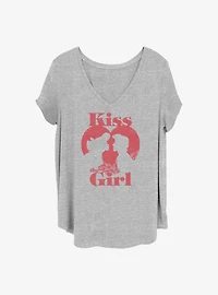 Disney The Little Mermaid Kiss The Girl Girls T-Shirt Plus Size