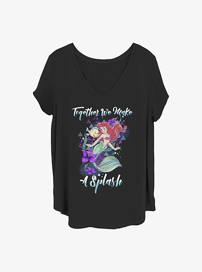Disney The Little Mermaid Make A Splash Girls T-Shirt Plus Size