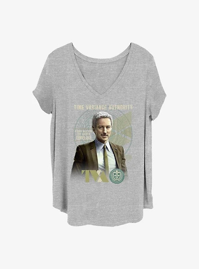 Marvel Loki Mobius Cover Girls T-Shirt Plus