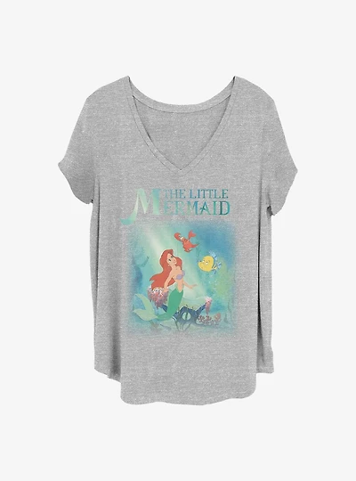 Disney The Little Mermaid Trio Girls T-Shirt Plus Size