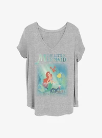Disney The Little Mermaid Trio Girls T-Shirt Plus Size