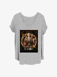 Marvel Loki Poster Girls T-Shirt Plus Size