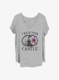 Disney Maleficent I Run This Castle Girls T-Shirt Plus Size