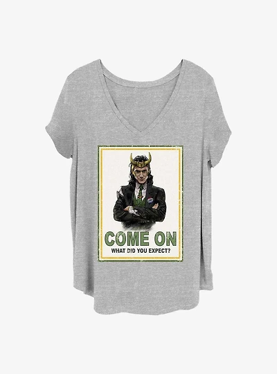 Marvel Loki President Loki Girls T-Shirt Plus Size