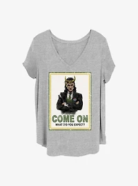 Marvel Loki President Loki Girls T-Shirt Plus Size