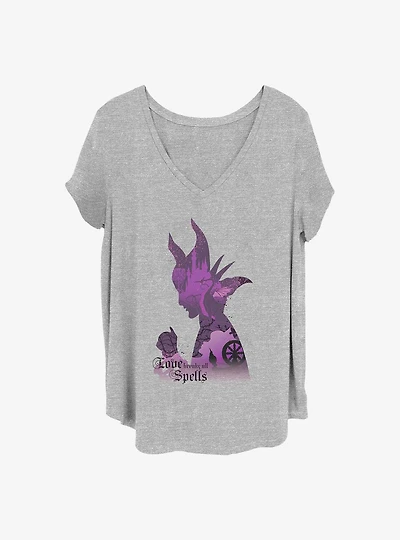 Disney Maleficent Shadow Girls T-Shirt Plus