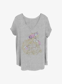 Disney Sleeping Beauty Shimmering Girls T-Shirt Plus