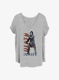 Marvel Shang-Chi and the Legend of the Ten Rings Dealt Death Girls T-Shirt Plus Size
